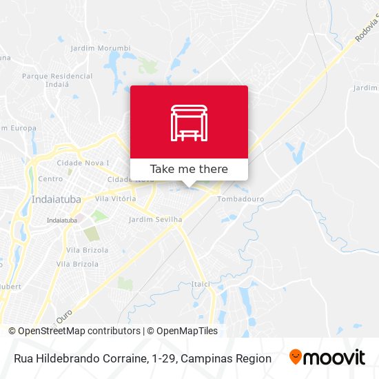 Rua Hildebrando Corraine, 1-29 map
