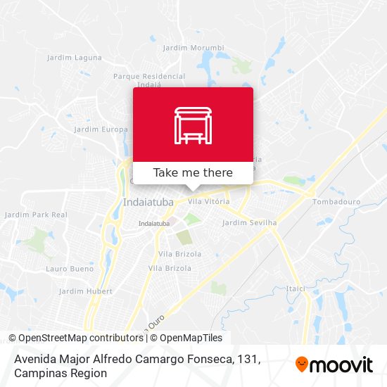 Avenida Major Alfredo Camargo Fonseca, 131 map