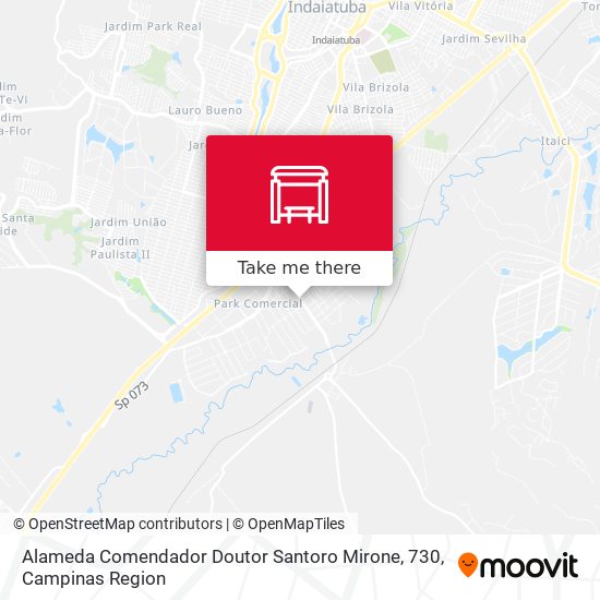 Alameda Comendador Doutor Santoro Mirone, 730 map
