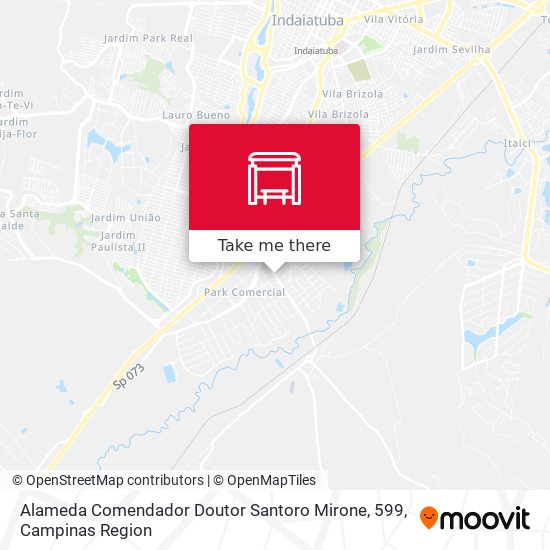 Alameda Comendador Doutor Santoro Mirone, 599 map