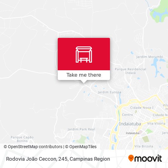 Rodovia João Ceccon, 245 map