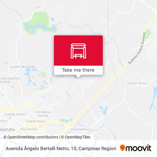 Avenida Ângelo Bertelli Netto, 10 map