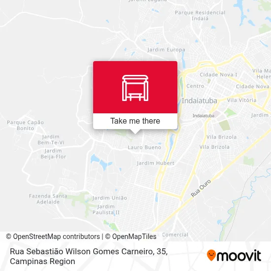 Rua Sebastião Wilson Gomes Carneiro, 35 map