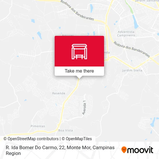 R. Ida Bomer Do Carmo, 22, Monte Mor map