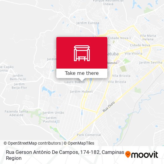Rua Gerson Antônio De Campos, 174-182 map