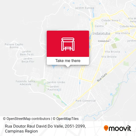 Rua Doutor Raul David Do Valle, 2051-2099 map