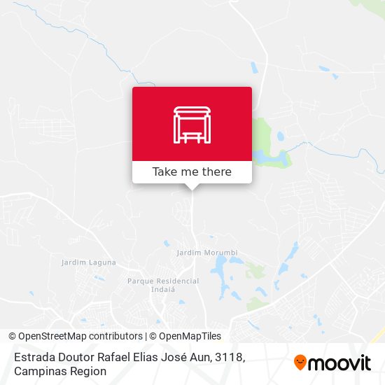 Estrada Doutor Rafael Elias José Aun, 3118 map