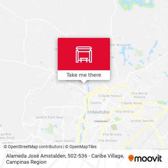 Alameda José Amstalden, 502-536 - Caribe Village map