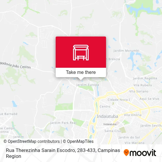 Rua Therezinha Sarain Escodro, 283-433 map