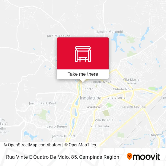 Rua Vinte E Quatro De Maio, 85 map