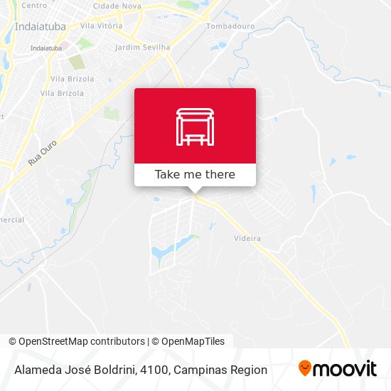 Alameda José Boldrini, 4100 map