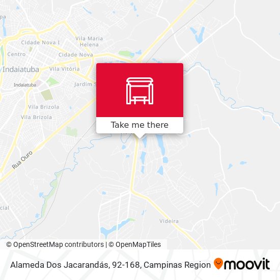 Alameda Dos Jacarandás, 92-168 map