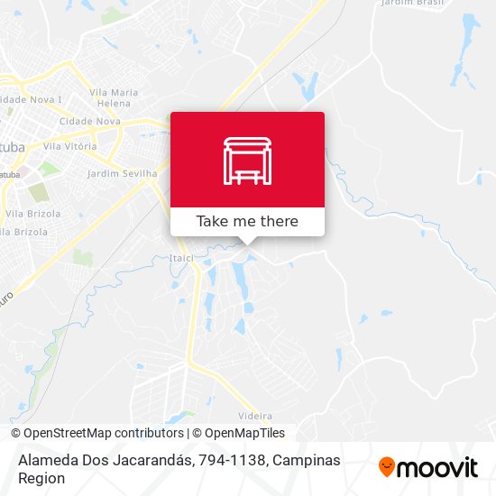 Alameda Dos Jacarandás, 794-1138 map