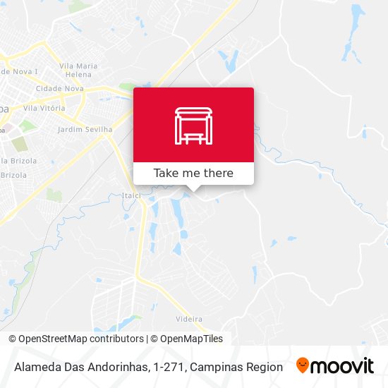 Alameda Das Andorinhas, 1-271 map