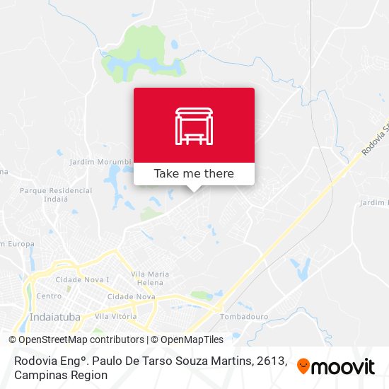 Rodovia Engº. Paulo De Tarso Souza Martins, 2613 map