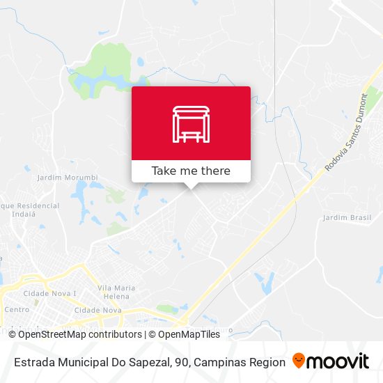 Estrada Municipal Do Sapezal, 90 map