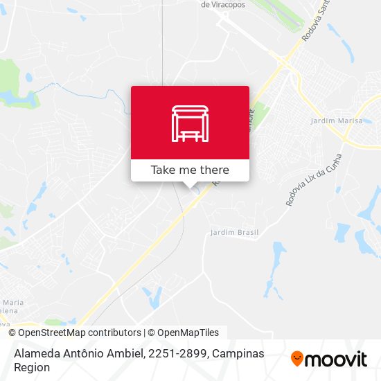 Alameda Antônio Ambiel, 2251-2899 map