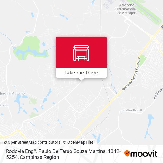 Rodovia Engº. Paulo De Tarso Souza Martins, 4842-5254 map