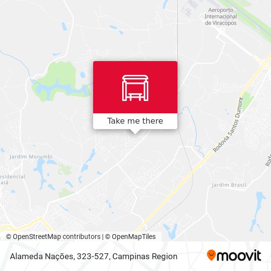Alameda Nações, 323-527 map