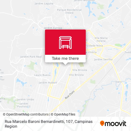 Rua Marcelo Baroni Bernardinetti, 107 map