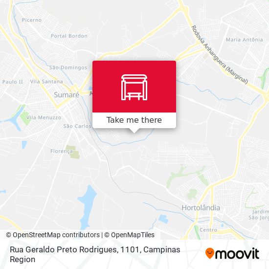 Rua Geraldo Preto Rodrigues, 1101 map