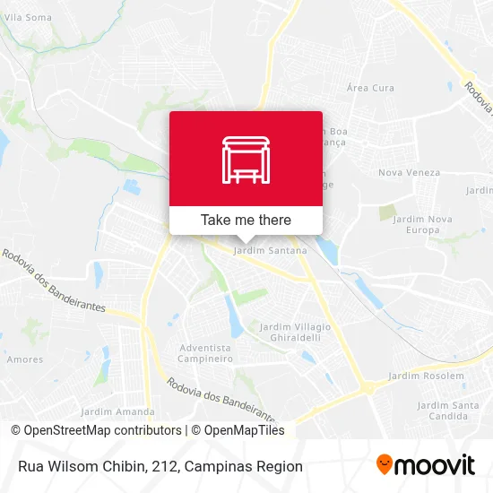Rua Wilsom Chibin, 212 map