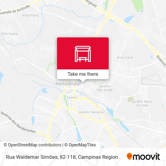 Rua Waldemar Simões, 82-118 map