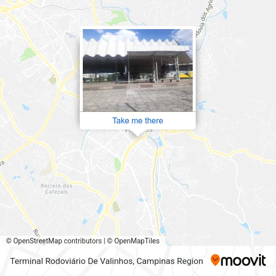 Terminal Rodoviário De Valinhos map