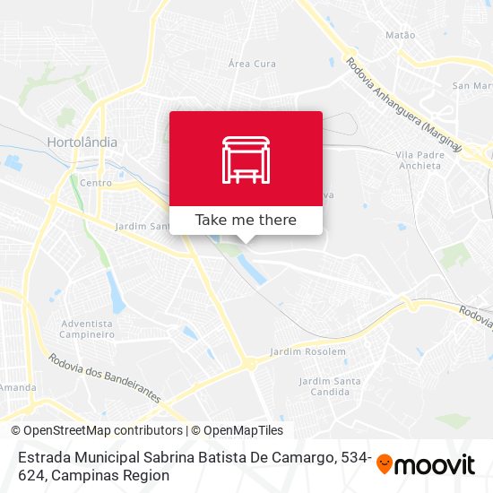 Estrada Municipal Sabrina Batista De Camargo, 534-624 map
