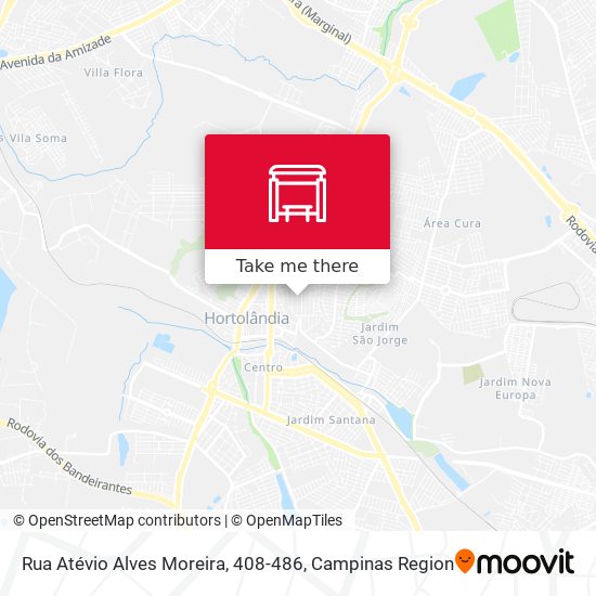 Rua Atévio Alves Moreira, 408-486 map