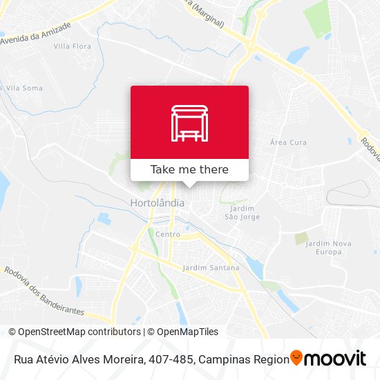 Rua Atévio Alves Moreira, 407-485 map
