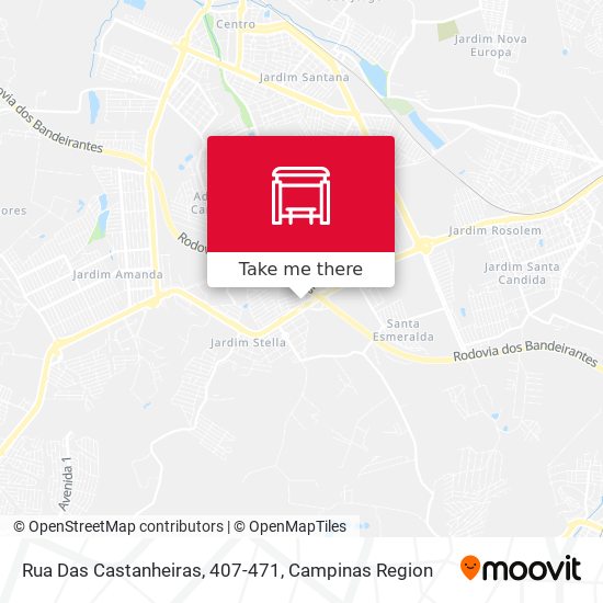 Rua Das Castanheiras, 407-471 map