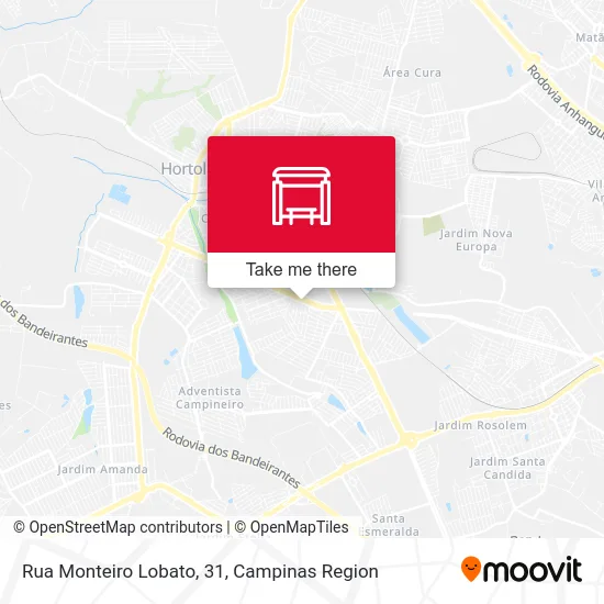 Rua Monteiro Lobato, 31 map