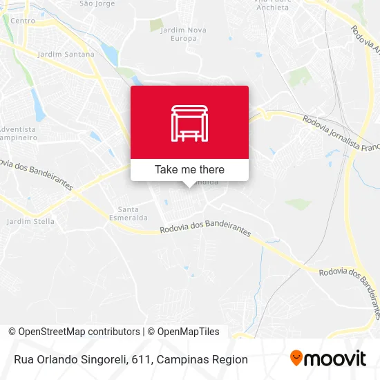 Rua Orlando Singoreli, 611 map