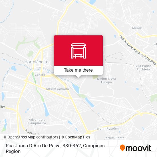Rua Joana D Arc De Paiva, 330-362 map