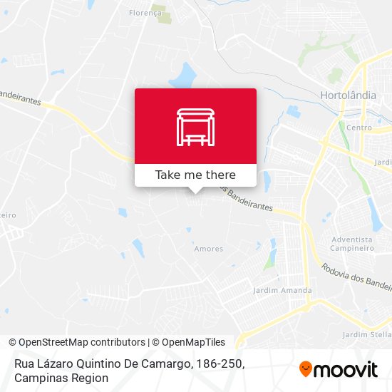 Rua Lázaro Quintino De Camargo, 186-250 map