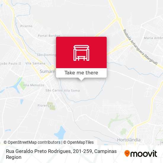 Rua Geraldo Preto Rodrigues, 201-259 map