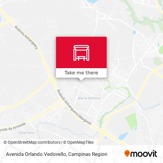 Avenida Orlando Vedovello map
