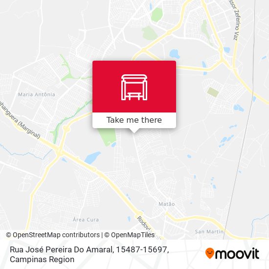 Rua José Pereira Do Amaral, 15487-15697 map