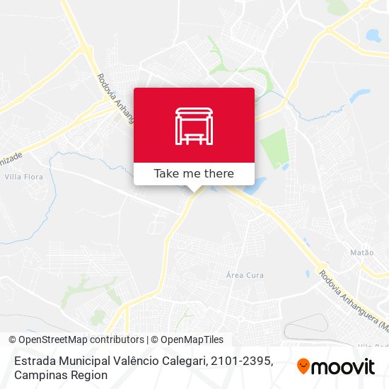 Estrada Municipal Valêncio Calegari, 2101-2395 map