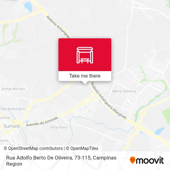 Rua Adolfo Berto De Oliveira, 73-115 map