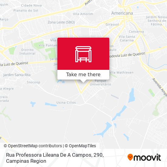 Rua Professora Lileana De A Campos, 290 map