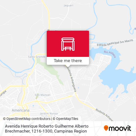 Avenida Henrique Roberto Guilherme Alberto Brechmacher, 1216-1300 map