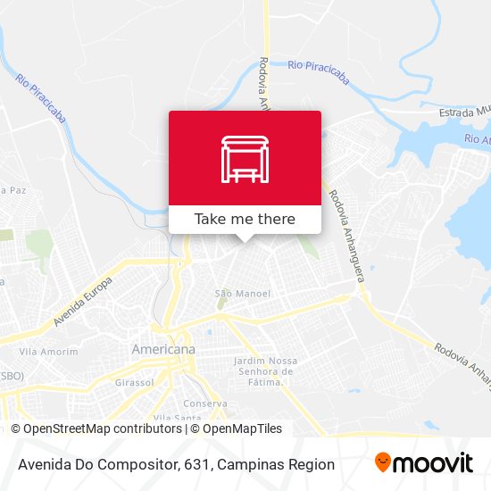Avenida Do Compositor, 631 map