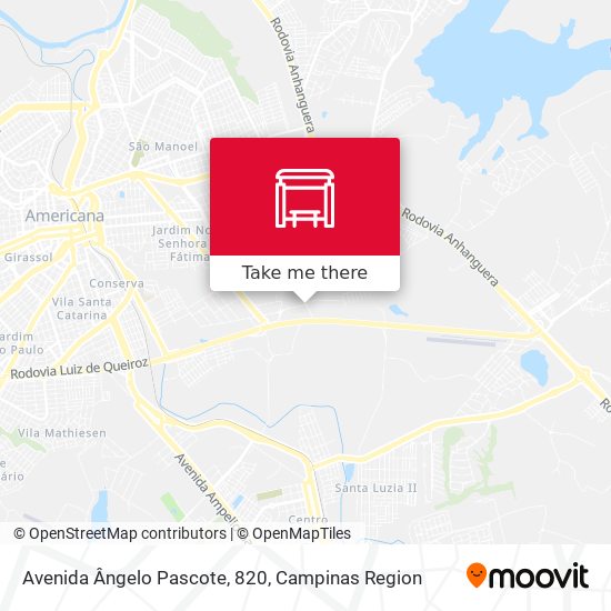 Avenida Ângelo Pascote, 820 map