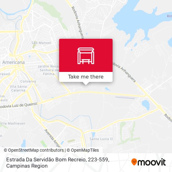 Estrada Da Servidão Bom Recreio, 223-559 map