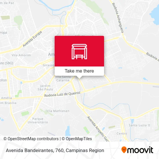 Avenida Bandeirantes, 760 map