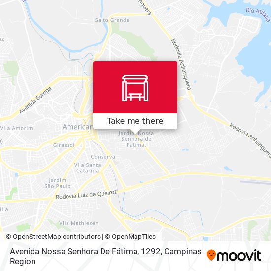 Avenida Nossa Senhora De Fátima, 1292 map