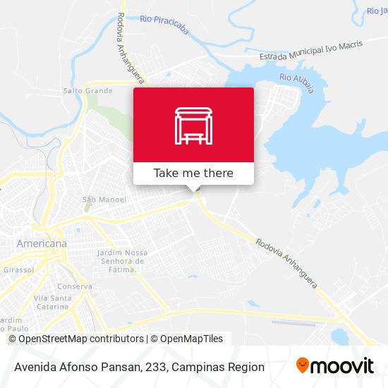 Avenida Afonso Pansan, 233 map
