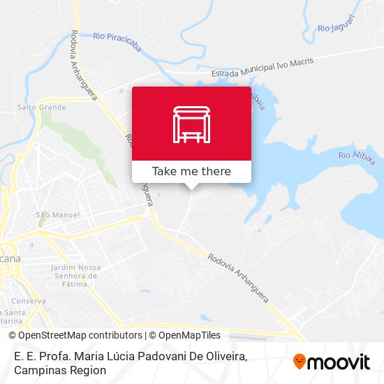 E. E. Profa. Maria Lúcia Padovani De Oliveira map